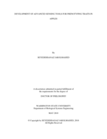 DEVELOPMENT OF ADVANCED SENSING TOOLS FOR PHENOTYPING TRAITS IN APPLES