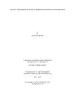 QUALITY CHANGES OF SEAFOOD IN MICROWAVE ASSISTED PASTEURIZATION