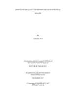 EFFECTS OF AMP-ACTIVATED PROTEIN KINASE ON INTESTINAL HEALTH