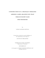 Construction of a Digitally Operated Aerosol Laser Ablation Ion Trap Time-of-flight Mass Spectrometer