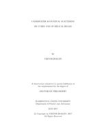 Underwater Acoustical Scattering by Cubes and of Helical Beams