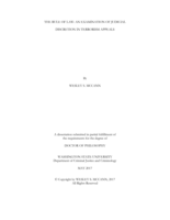 The Rule of Law: An Examination of Judicial Discretion in Terrorism Appeals