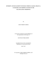 DIVERSITY AND MANAGEMENT OF RUSSIAN-THISTLE (SALSOLA TRAGUS L.) IN THE DRYLAND CROPPING SYSTEMS OF THE INLAND PACIFIC NORTHWEST