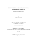 Exploring the Biomass Recalcitrance of Douglas Fir for Improving Bioproducts and Biofuels Production