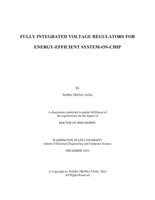 FULLY INTEGRATED VOLTAGE REGULATORS FOR ENERGY-EFFICIENT SYSTEM-ON-CHIP