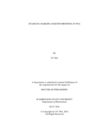 Enabling marker-assisted breeding in pea