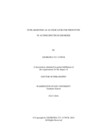 Pupil Response as an Indicator for Phenotype in Autism Spectrum Disorder