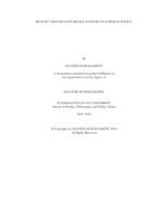 Realist and Idealist Belief Systems in Foreign Policy