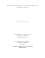 THE RELATIONSHIP BETWEEN ANGER, CARDIOVASCULAR DISEASE, AND  LAW ENFORCEMENT OFFICERS