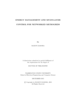 Energy Management and Multi-Layer Control of Networked Microgrids