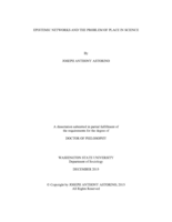 Epistemic Networks and the Problem of Place in Science