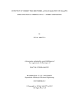 Detection of cherry tree branches and localization of shaking positions for automated sweet cherry harvesting