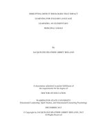 Disrupting Deficit Ideologies that Impact Learning for English Language Learners: An Elementary Principal's Role