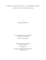 COMMUNITY-BASED DIGITAL LITERACIES: A CYBERFEMINIST ANALYSIS OF LITERACY PRACTICES IN BIRTH WITHOUT FEAR