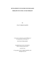 DEVELOPMENT OF SUICIDE ENZYME-BASED  THERAPEUTICS FOR CANCER THERAPY