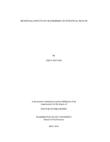 Beneficial effects of cranberries on intestinal health