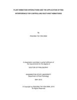 Plant-nematode interactions and the application of RNA interference for controlling root-knot nematodes