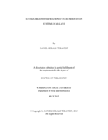 SUSTAINABLE INTENSIFICATION OF FOOD PRODUCTION SYSTEMS IN MALAWI
