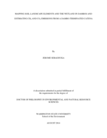 Mapping soil-landscape elements and the wetland in dambos and estimating CH4 and CO2 emissions from a dambo-terminated catena
