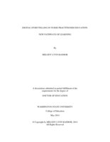 DIGITAL STORYTELLING IN NURSE PRACTITIONER EDUCATION: NEW PATHWAYS OF LEARNING