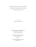 'Altogether Useless': Women, Crime, and the Creation of Unfree Labor for the British Atlantic Colonies 1660-1783