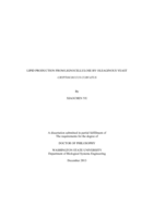 LIPID PRODUCTION FROM LIGNOCELLULOSE BY OLEAGINOUS YEAST CRYPTOCOCCUS CURVATUS