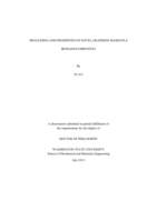 PROCESSING AND PROEPRTIES OF NOVEL GRAPHENE-BASED PLA BIONANOCOMPOSITES