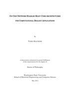 On-Chip Network-Enabled Many-Core Architectures for Computational Biology Applications