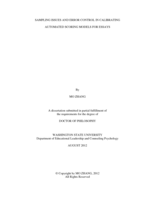Sampling Issues and Error Control in Calibrating Automated Scoring Models for Essays