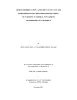 GENETIC DIVERSITY, POPULATION DIFFERENTIATION AND INTRACHROMOSOMAL RECOMBINATION INFERRING OUTCROSSING IN NATURAL POPULATIONS OF SCLEROTINIA SCLEROTIORUM