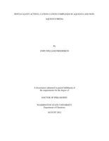 PENTAVALENT ACTINYL CATION-CATION COMPLEXES IN AQUEOUS AND NON-AQUEOUS MEDIA