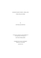 Decision Making During a Simulated Public Heatlh Crisis