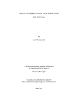 DESIGN AND OPTIMIZATION OF A LOW POWER RADIO FOR WPAN/BAN
