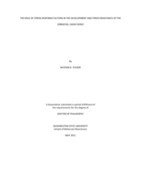 The Role of Stress Response Factors in the Development and Stress Resistance of the Zebrafish, Danio rerio