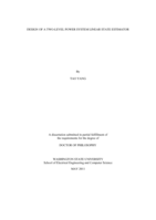 DESIGN OF A TWO-LEVEL POWER SYSTEM LINEAR STATE ESTIMATOR