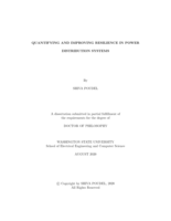 Quantifying and Improving Resilience in Power Distribution Systems