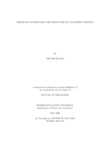 Fermionic Superfluids: The Structure of Polarized Vortices