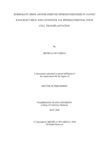 SURROGATE SIRES: DONOR-DERIVED SPERMATOGENESIS IN NANOS2 KNOCKOUT MICE AND LIVESTOCK VIA SPERMATOGONIAL STEM CELL TRANSPLANTATION