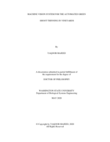 MACHINE VISION SYSTEM FOR THE AUTOMATED GREEN  SHOOT THINNING IN VINEYARDS