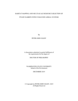 Habitat mapping and multi-scale resource selection of pygmy rabbits with unmanned aerial systems