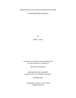 FORMATION AND EVOLUTION OF NONLINEAR EXCITATIONS  IN LOW DIMENSIONAL MATERIALS