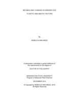 METABOLOMIC CHANGES IN GRASSES DUE  TO BIOTIC AND ABIOTIC FACTORS
