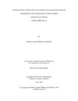 INVESTIGATING CARDIOVASCULAR DISEASE AND ASSOCIATED HEALTH PARAMETERS AND PATHOLOGIES OF BILE-FARMED