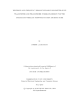 Wideband and Frequency Reconfigurable Millimeter-Wave Trancsceiver and Transceiver Sub-Block Design for the Multi-Band Wireless Network-on-Chip Architecture