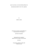 Health in Action: A Culture-Centered Approach to Discourses and Identity with Type 1 Diabetics