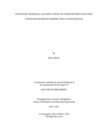 STOCHASTIC MODELING AND SIMULATIONS OF TARGETED DRUG DELIVERY ACROSS BLOOD-BRAIN BARRIER USING NANOPARTICLES
