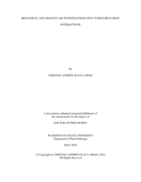 BIOLOGICAL AND MOLECULAR INVESTIGATIONS INTO TOSPOVIRUS-HOST INTERACTIONS