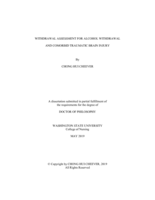 WITHDRAWAL ASSESSMENT FOR ALCOHOL WITHDRAWAL AND COMORBID TRAUMATIC BRAIN INJURY