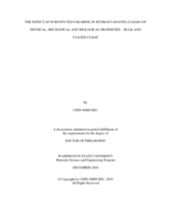 THE EFFECT OF SUBSTITUTED CHLORINE IN HYDROXYAPATITE (CLHAP) ON PHYSICAL, MECHANICAL AND BIOLOGICAL PROPERTIES – BULK AND COATED CLHAP