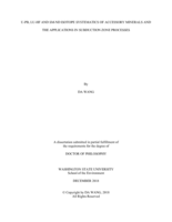 U-Pb, Lu-Hf and Sm-Nd isotope systematics of accessory minerals and the applications in subduction zone processes